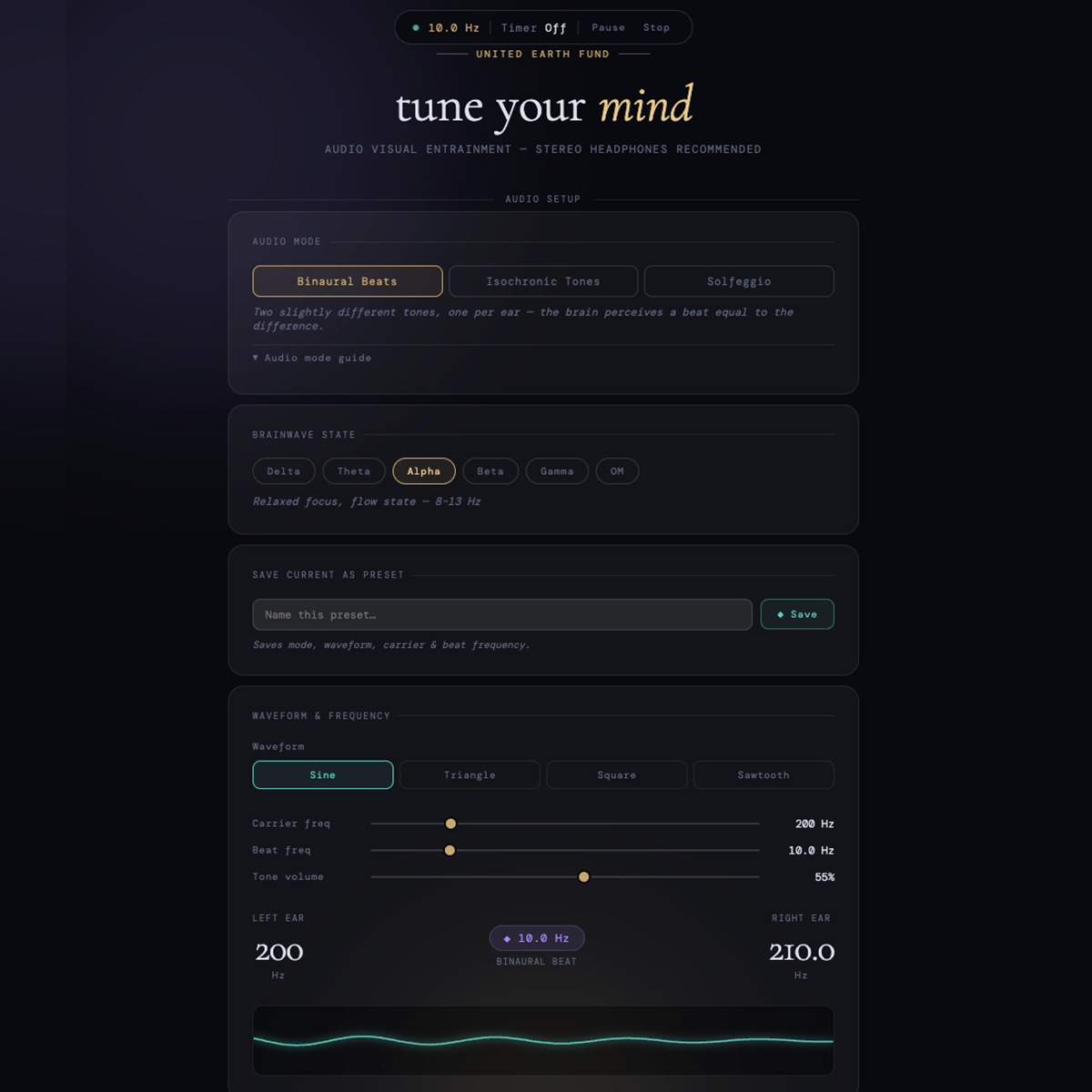 Tune Your Mind — Audio Visual Entrainment Tool (Complete Bundle)